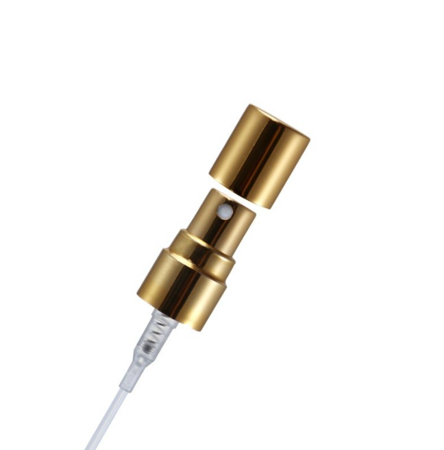 12mm 13mm 14mm 18mm Customized Color Sliver Aluminum Plastic Crimp Pump Sprayer for Perfume Bottle with Plastic Head with Collar for Perfume Bottle