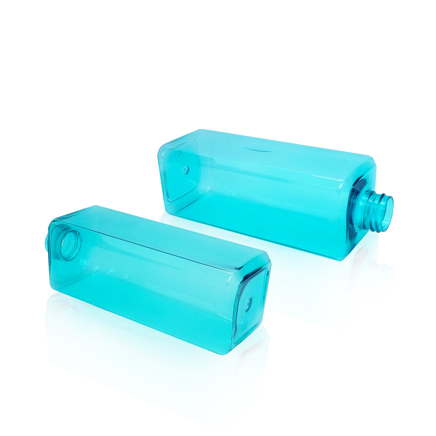 1000ml PET Plastic Square Bottle with Sprayer