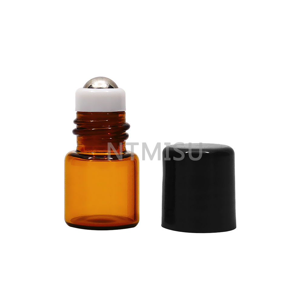 2ml Amber Glass Roll on Bottle for Essential Oil
