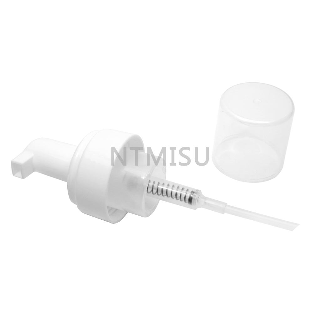 43mm Plastic Soap Foam Dispenser Pump With 120ml PET Bottle
