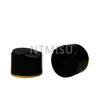 24mm High Quality Black Double Dsic Top Cover with Gold Thread