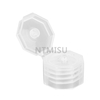 Clear Plastic Smooth Polygon Flip Top Cap