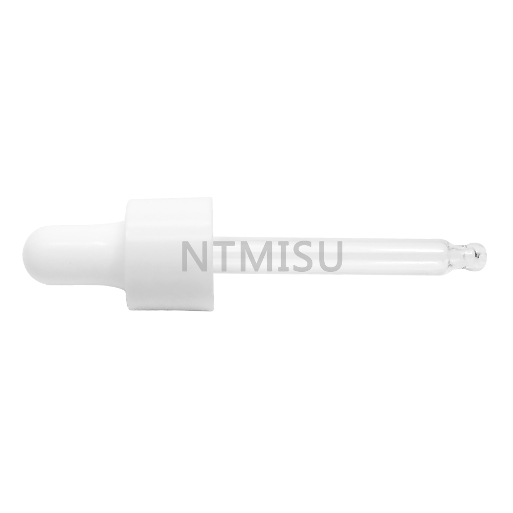 18mm Plastic White Dropper for Glass Bottle