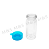 New Product 10ml Transparent Plastic PET Bottle With Blue Cap