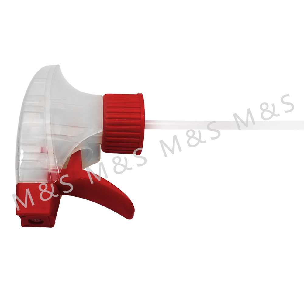 High Quality 28 410 Transparent Red Trigger Sprayer For Gardening