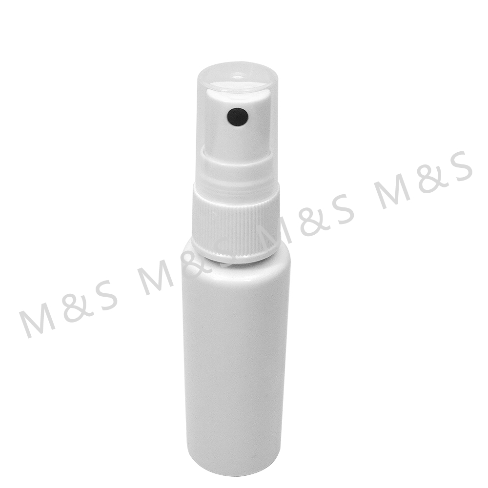 20 410 White Ribbed Plastic Upside Down Fine Mist sprayer