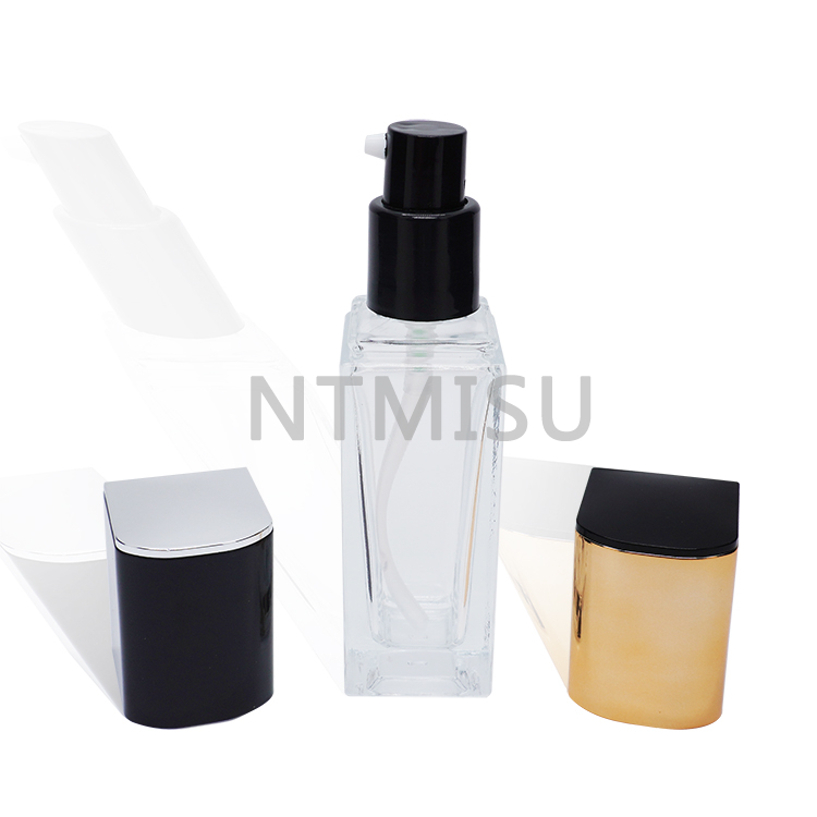 18 410 Duck Head Cream Pump with Lotion Glass Bottle