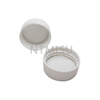 33 410 white plastic ribbed screw cap 
