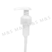 24 410 Transparent Screw Plastic Lotion Pump for Cosmetic Bottle