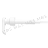31mm White Plastic Food Grade Syrup Pump for Chocolate Dispensing