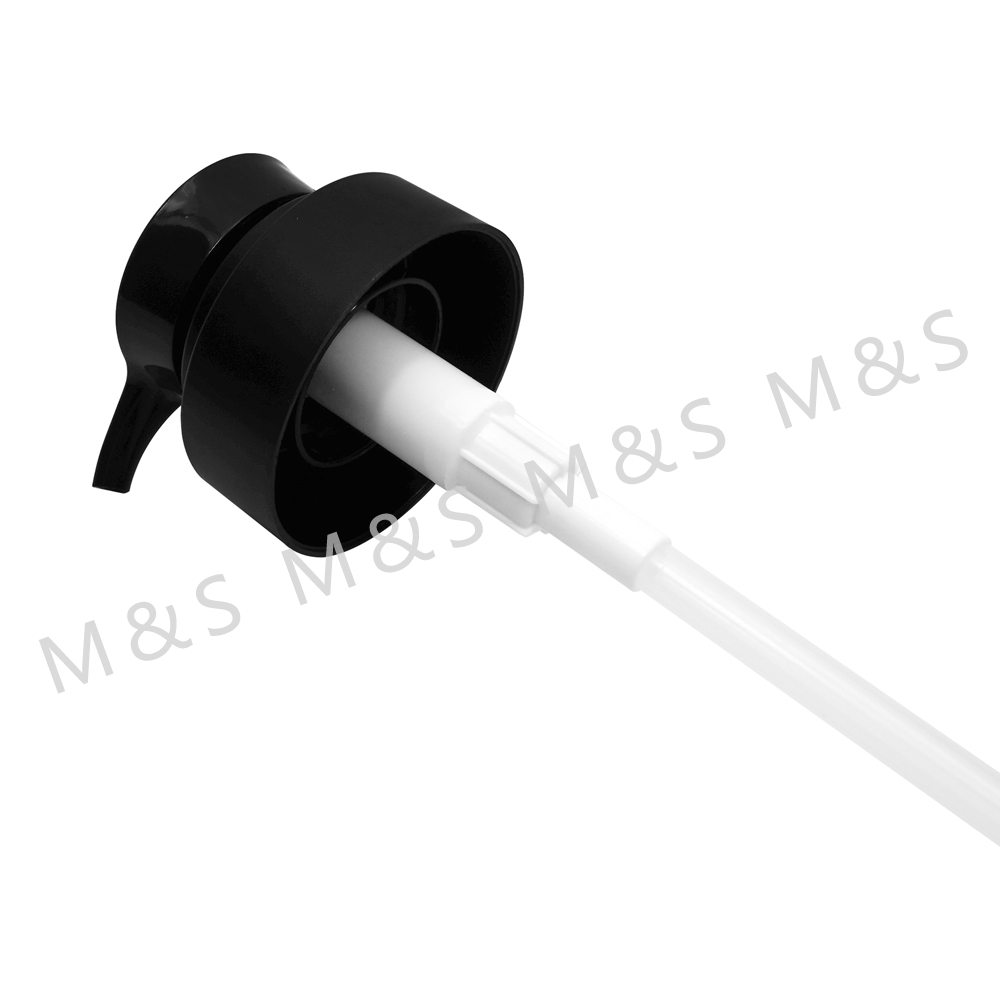 28mm Black Screw Plastic Lotion Pump for Cosmetic Bottle