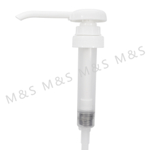 30cc White Plastic Food Grade Syrup Pump Liquid Dispenser Pump
