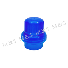 Unique 46mm Blue Plastic Smooth Screw Top Cap for Bottle