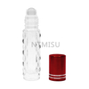 7ml Roller Ball Glass Bottle With Red Cap