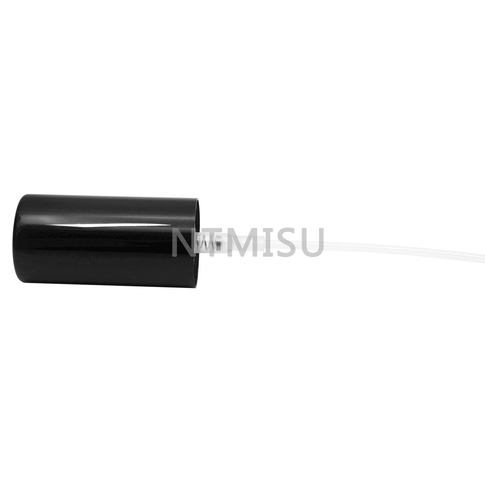 18/410 black smooth plastic mist spray fine perfume sprayer with black