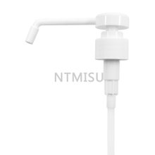 Professional Manufacture 28 410 White Screw Plastic Dispenser Lotion Pump with Long Nozzle