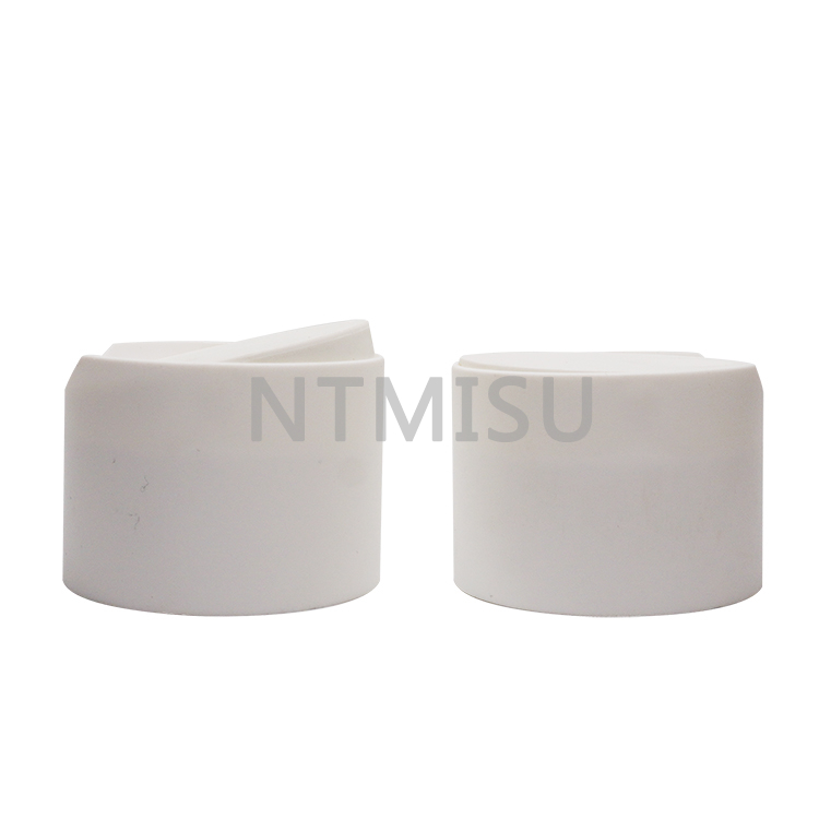 28 410 White Pp Non Spill Bottle Double Wall Caps for Cosmetic
