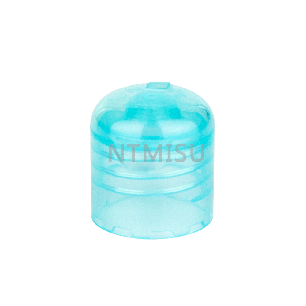 18 410 Plastic Smooth Screw Shampoo Flip Top Cap 