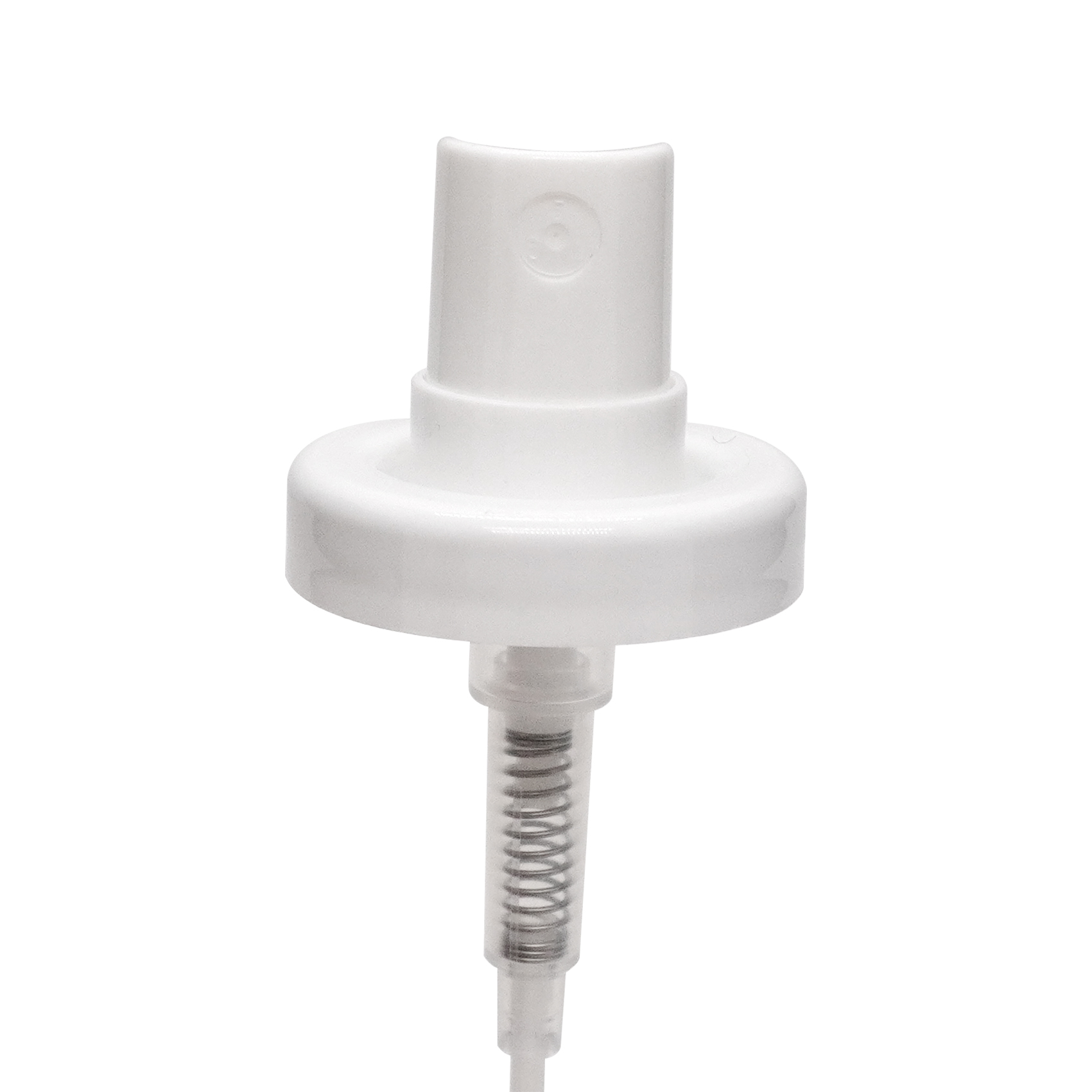 30mm Transparent Rolling Mouth Sprayer Full Cover White Plastic Sprayer