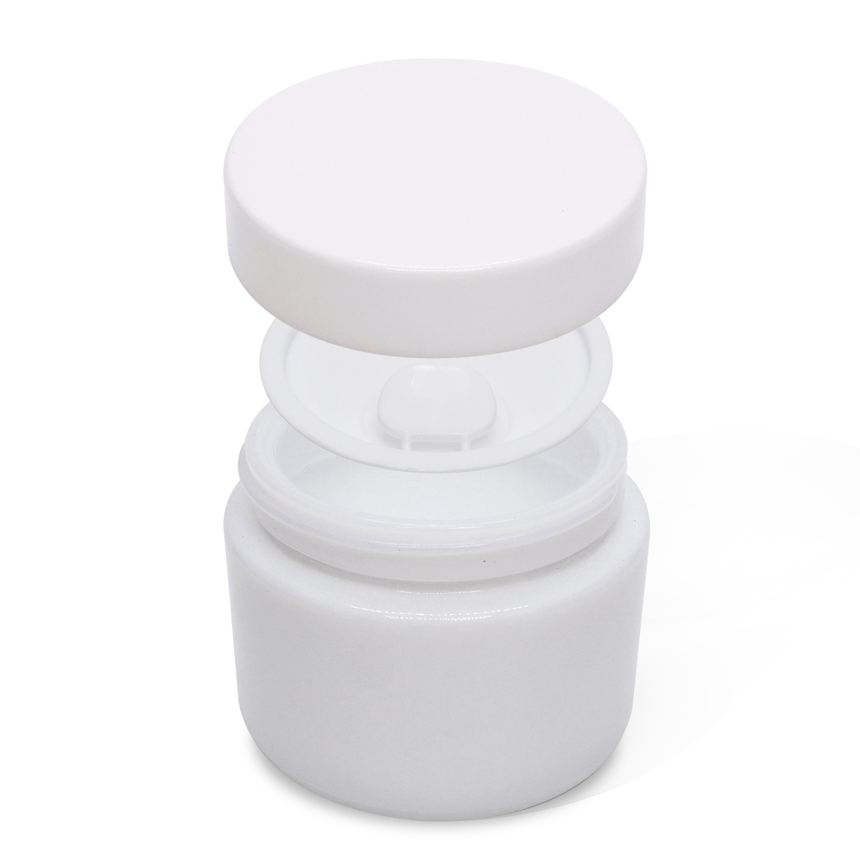 50g 100g White Porcelain Cosmetic Bottle Cream Bottle