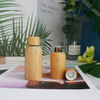 Bamboo Essential Oil Glass Bottle with Bamboo Lids
