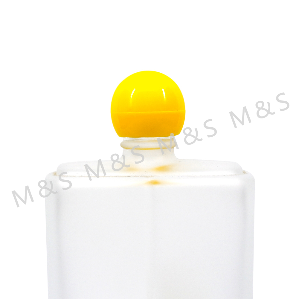 18mm New Product Plastic Yellow Round Cap Plastic Cover