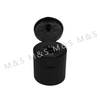 Manufacturer Black Plastic Flip Top Cap for Shampoo Bottle