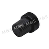 58mm Black Screw Cap for Cosmetic Bottles