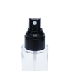 Black Plastic Double Wall Fine Mist Sprayer with AS Cap