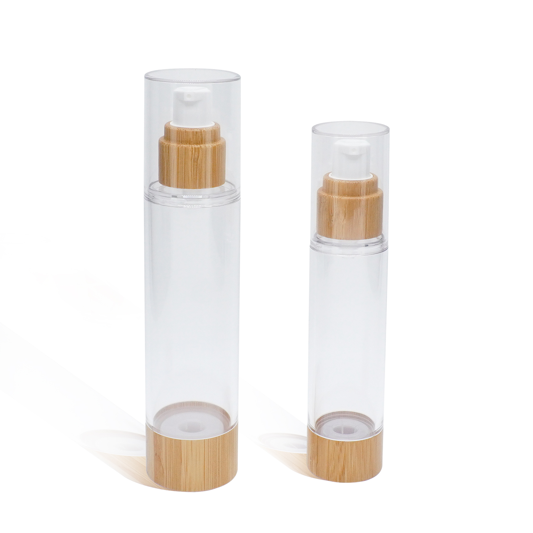 15ml 30ml 50ml 100ml in Stock Cosmetic Bottle Bamboo Vacuum Bottle