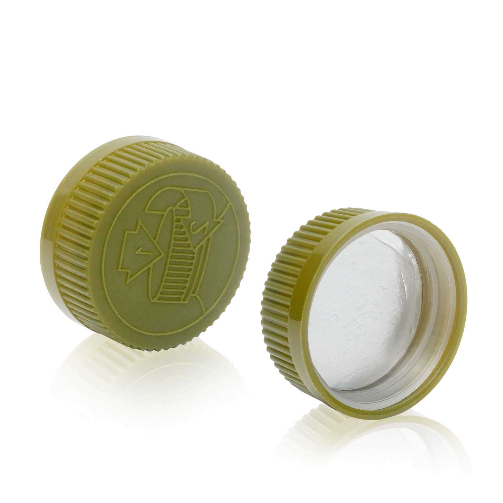 37mm High Quality Green Childproof Cap Plastic Lid for Bottle