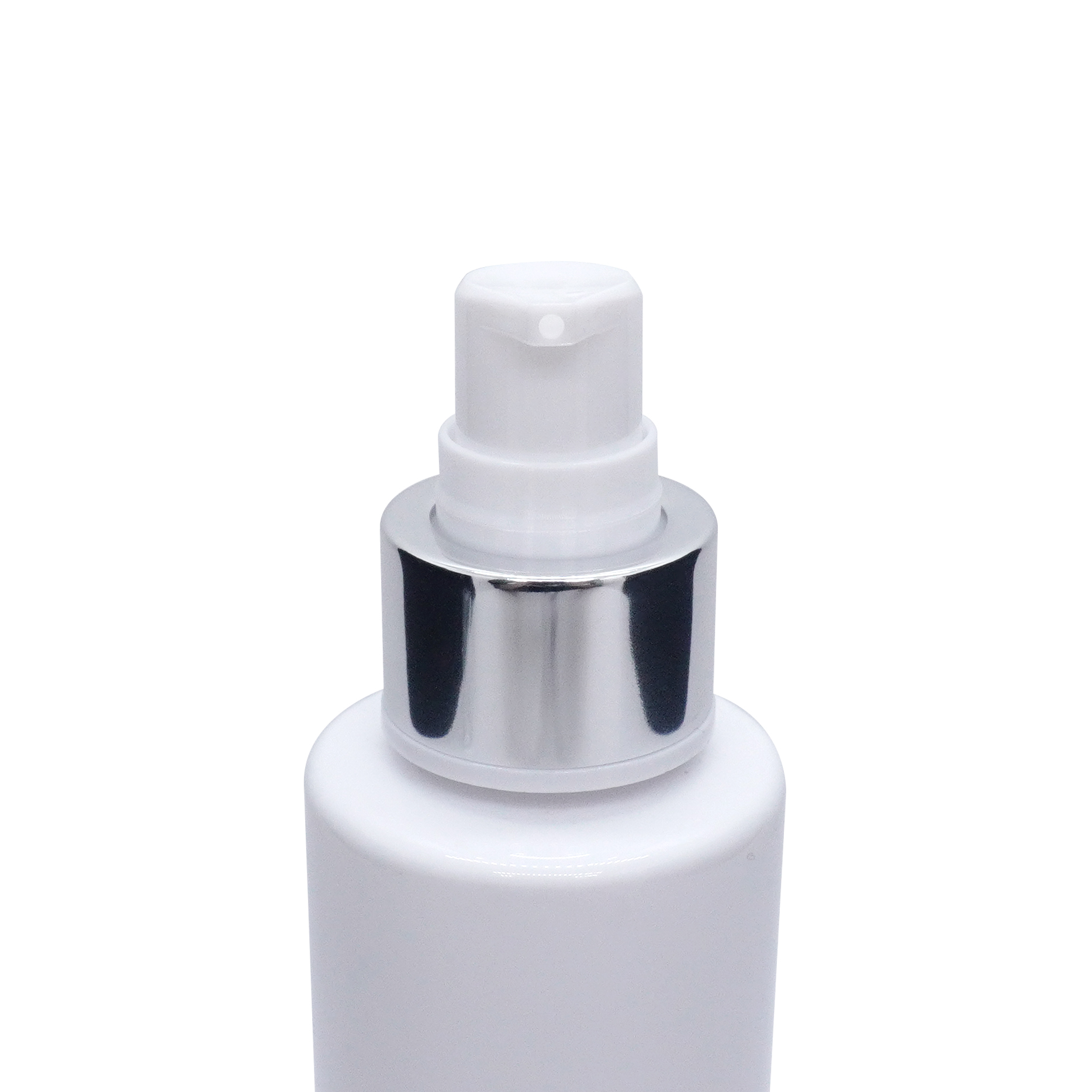24 410 Silver Aluminum Cream Pump