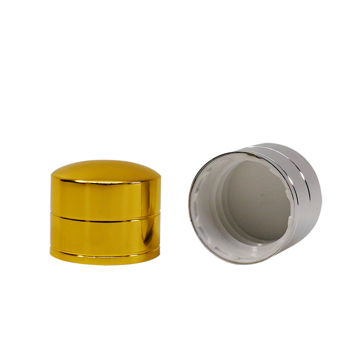 20mm Aluminium Shiny Line Screw Top Cap