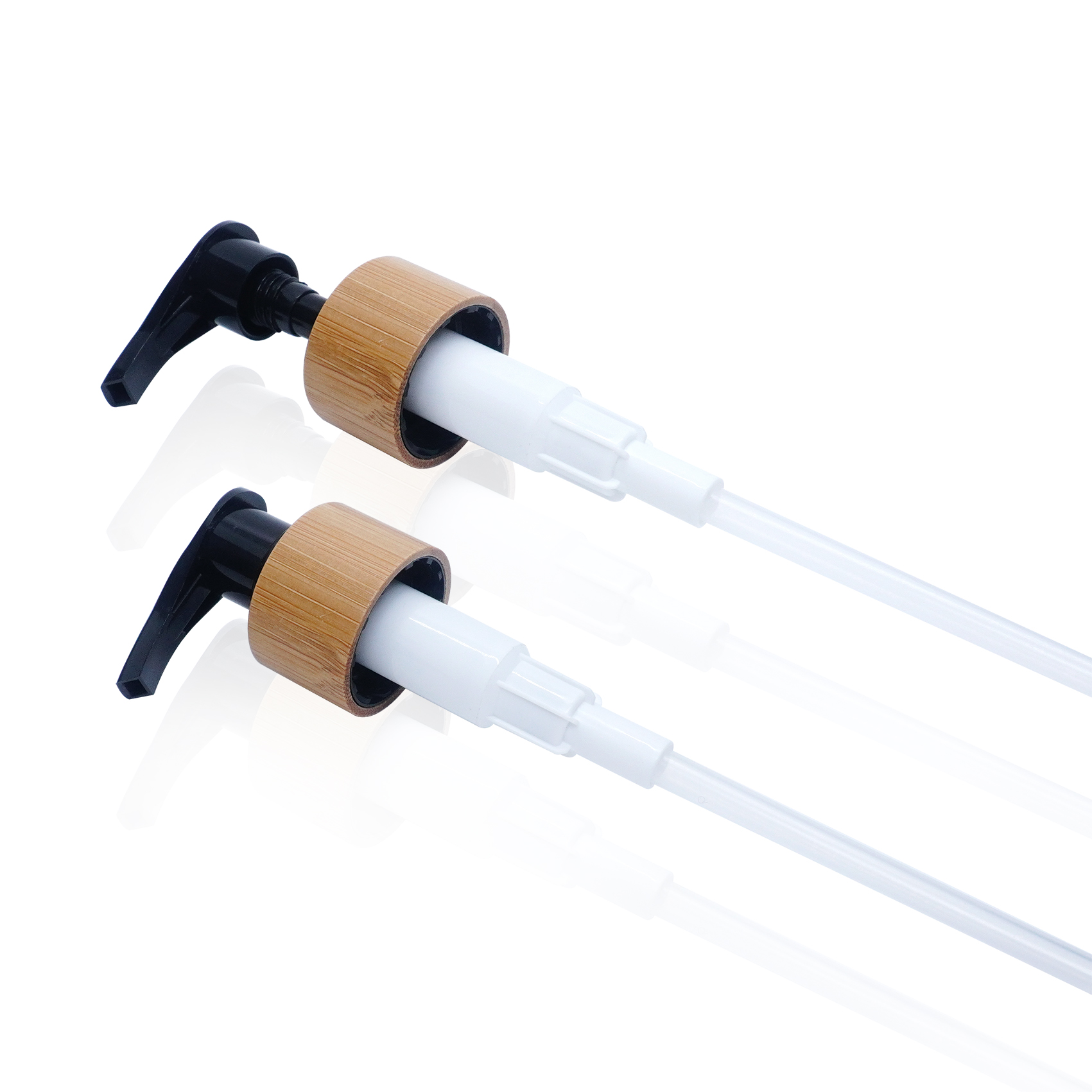 24mm Bamboo Black Lotion Pump