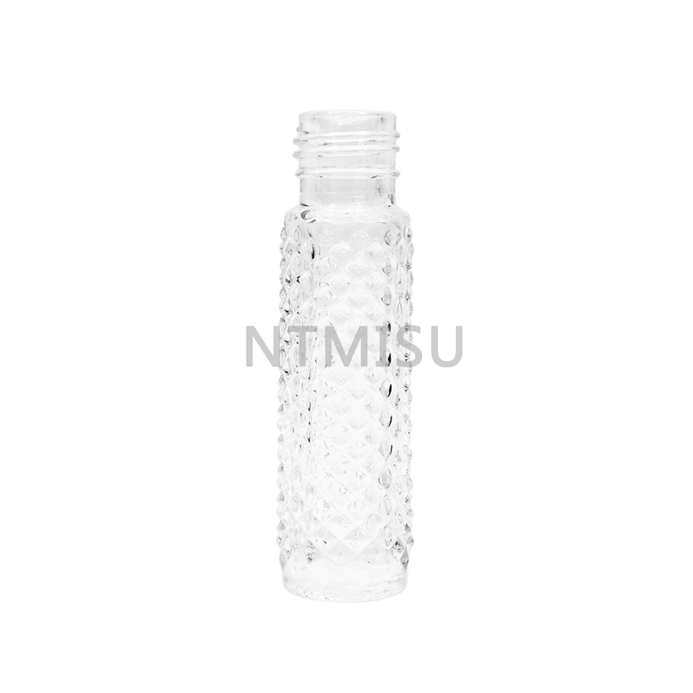 8ml Roller Ball Glass Bottle With Blue Cap For Screw Closure
