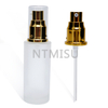 Cream Pump Cosmetic Luxury Shiny Gold Treatment Pump for Empty Foundation Bottle