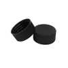 36 410 Black Round Plastic Ribbed Screw Top Cap for Bottle