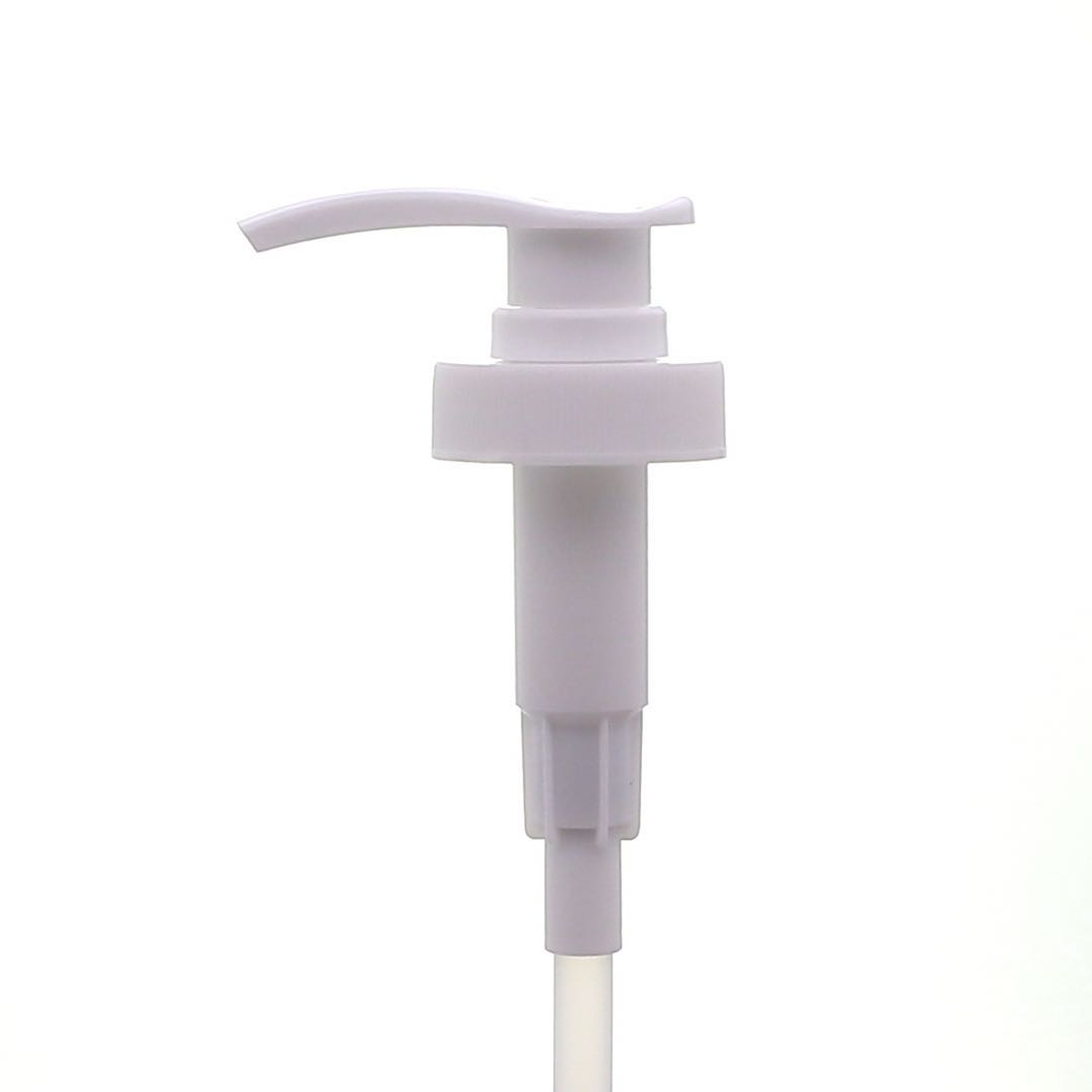 38 400 White Plastic 5cc Dispenser Pump for Shampoo Bottle