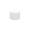 24 410 White Plastic Smooth Screw Disc Top cap for bottle