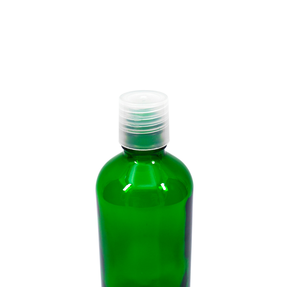 18mm Clear Plastic Smooth Screw Top Cap 