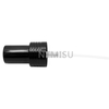 24 410 Aluminum Black Cream Pump for Bottle