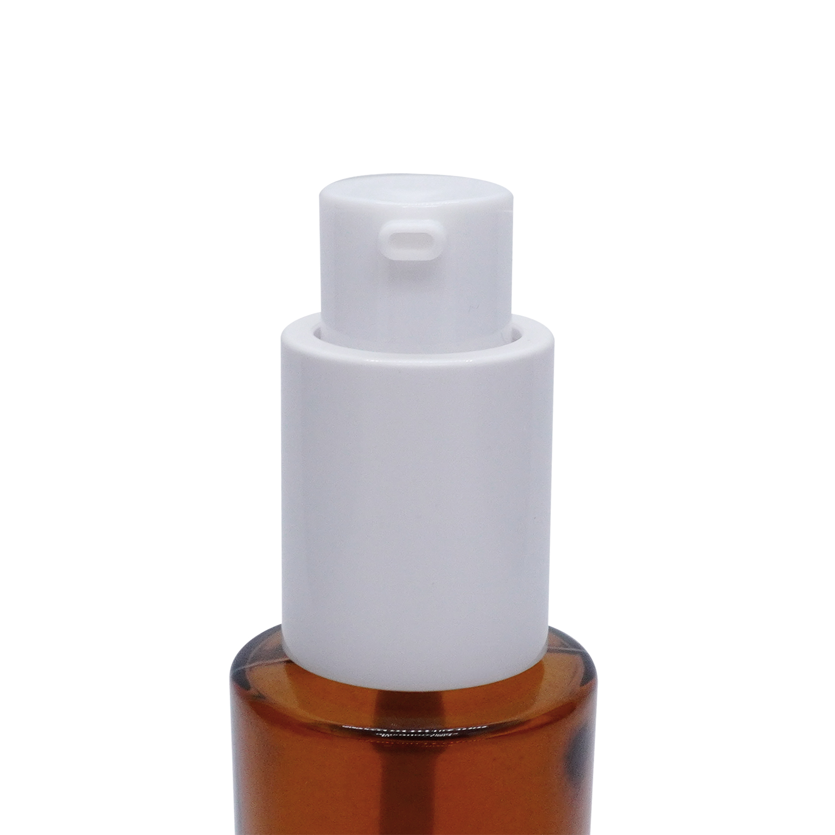 18 410 PP Plastic Chicken Mouth Pump Skin Care Full Cap Cream Pump