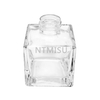 Clear 50ml Empty Square Perfume Glass Bottle