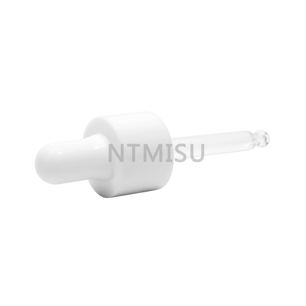 20mm White Regular Silicone Dropper for Bottle