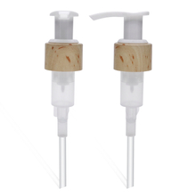  Wooden Printing Lotion Pump without Metal Spring