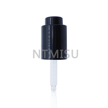 Factory Direct High Quality 18 410 Bright Black Press Dropper For Essential Oil Bottle