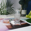 15ml Square Frosted Glass Shiny Silver Silicone Head Dropper Bottle Sets