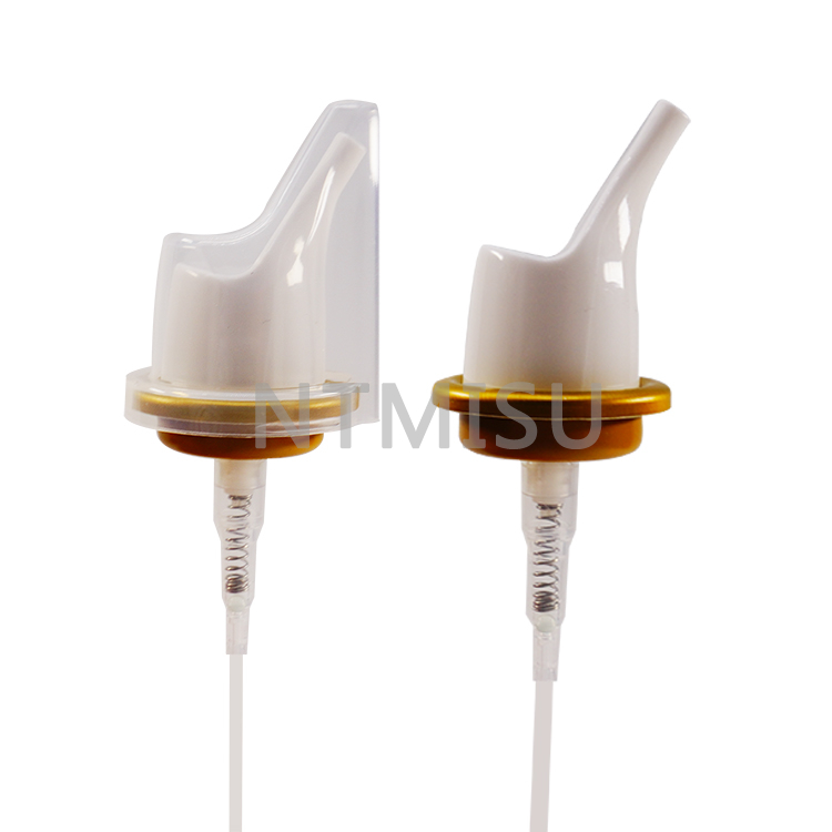 New Type Nosal Sprayer with Transparent Cover Aluminum Screw Closure