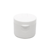 28 410 White Ribbed Shampoo Flip Top Cap for Bottle