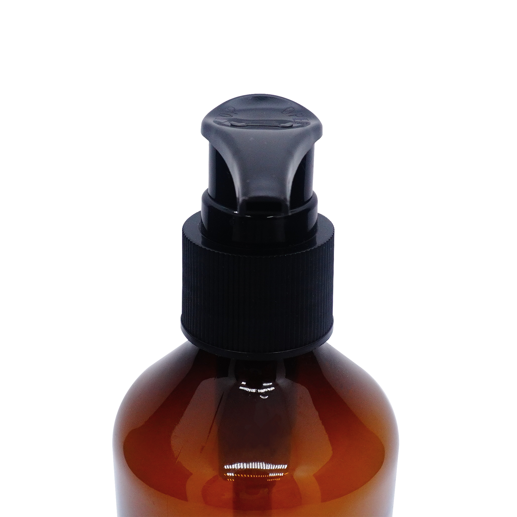 200ml Plastic PET Amber Lotion Pump Bottle